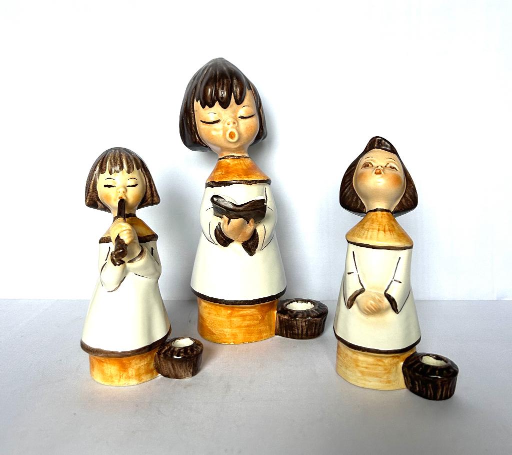 Hummel - Goebel figuur engel zanger koor kandelaar, Verzamelen, Ophalen of Verzenden, Zo goed als nieuw, Hummel