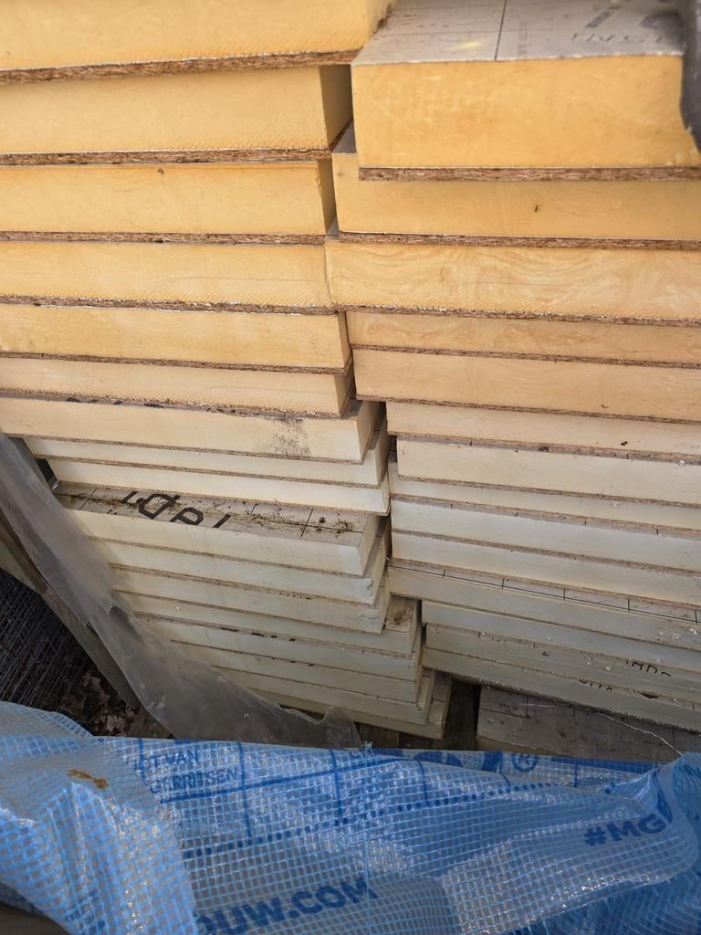 PIR platen 6 cm dik met 9 MM OSB platen verlijmd, Nieuw, Hardschuim (Pir), 15 m² of meer, Ophalen