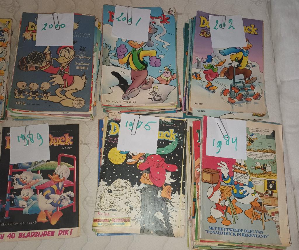Partij Donald Duck's tussen 1963 & 2002, Meerdere stripboeken, Ophalen, Gelezen, Walt Disney  Donald duck