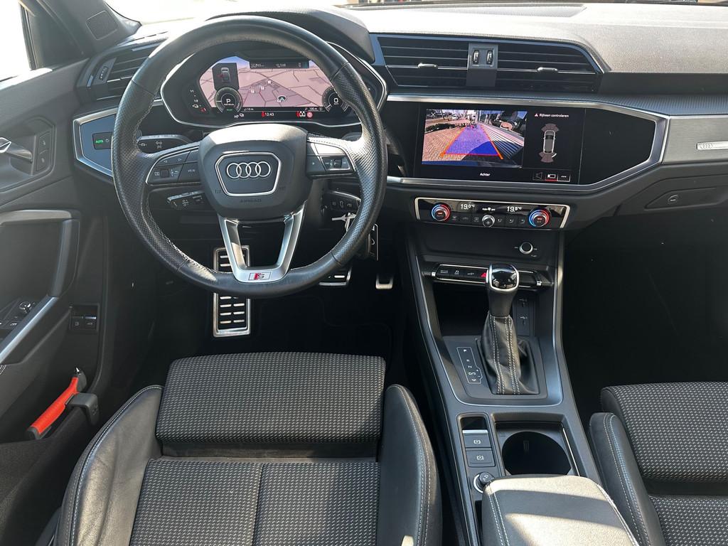 Audi Q3 Sportback 45 TFSI e 2x S-Line / NAV / Camera / 19"/, Auto's, Audi, Gebruikt, Hybride Elektrisch/Benzine, USB, SUV of Terreinwagen