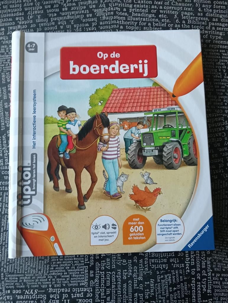 Tiptoi boek: Op de boerderij (4-7 jaar), Ophalen of Verzenden, Zo goed als nieuw, Onbekend, Non-fictie