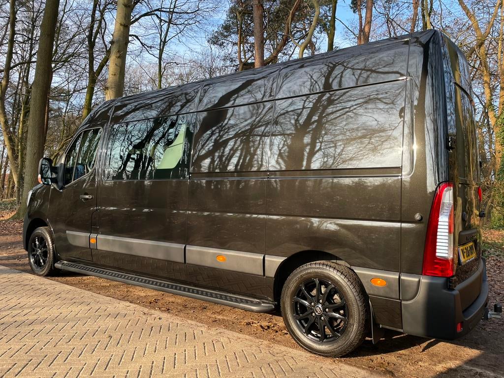 RENAULT MASTER 7 PERSOONS L3H2 180PK DUBBELE CABINE NIEUW, Auto's, Bestelauto's, Voorwielaandrijving, Stof, 4 cilinders, Bedrijf