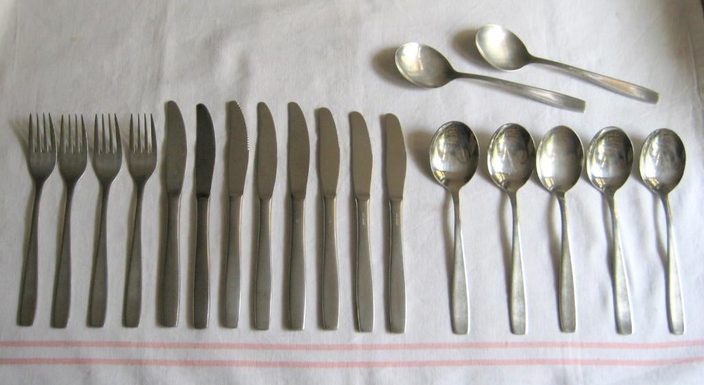 Gero Zilmeta model 502 Samba - diverse bestekdelen, Huis en Inrichting, Keuken | Bestek, Gebruikt, Ophalen of Verzenden, Rvs of Chroom