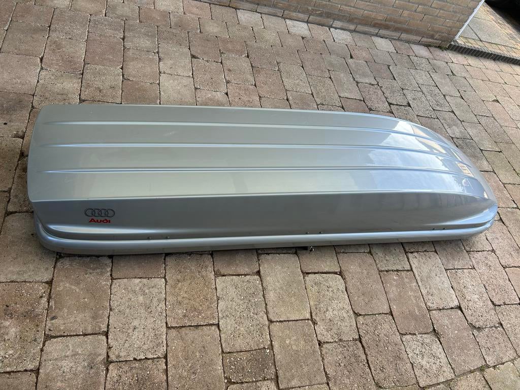 Thule dakkoffer van Audi, Ophalen, Gebruikt