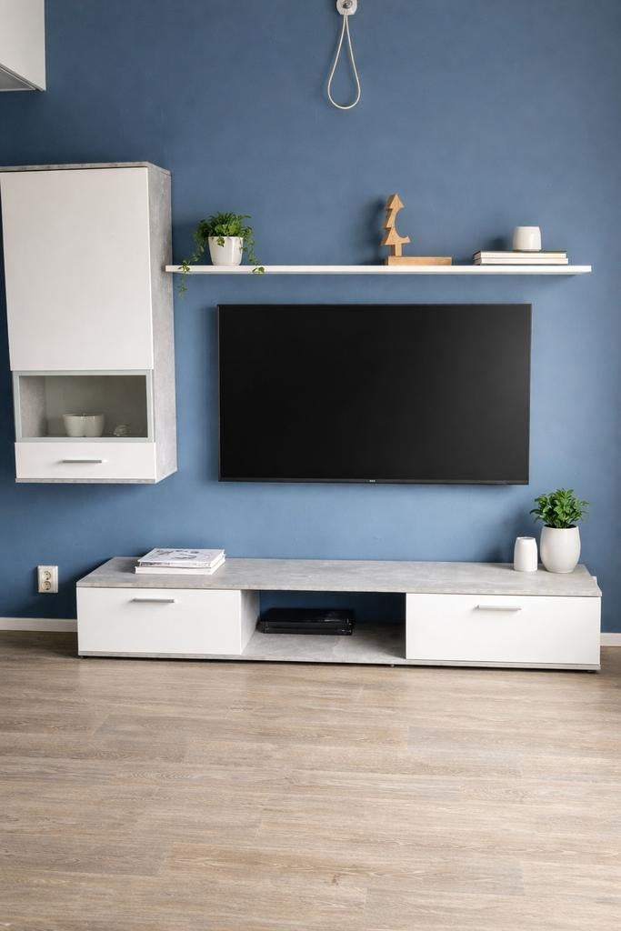 Modern TV-meubel met opbergruimte ZELF MONTEREN EN VERVOEREN, Ophalen