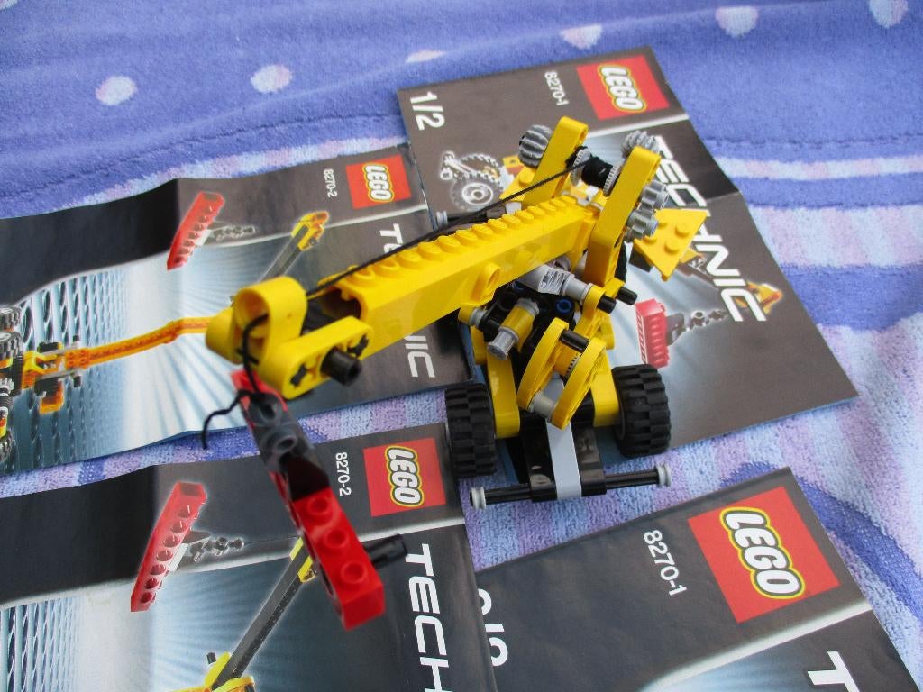 lego Set 8270 Kraan voor ruig terrein, Ophalen of Verzenden, Gebruikt, Complete set, Lego