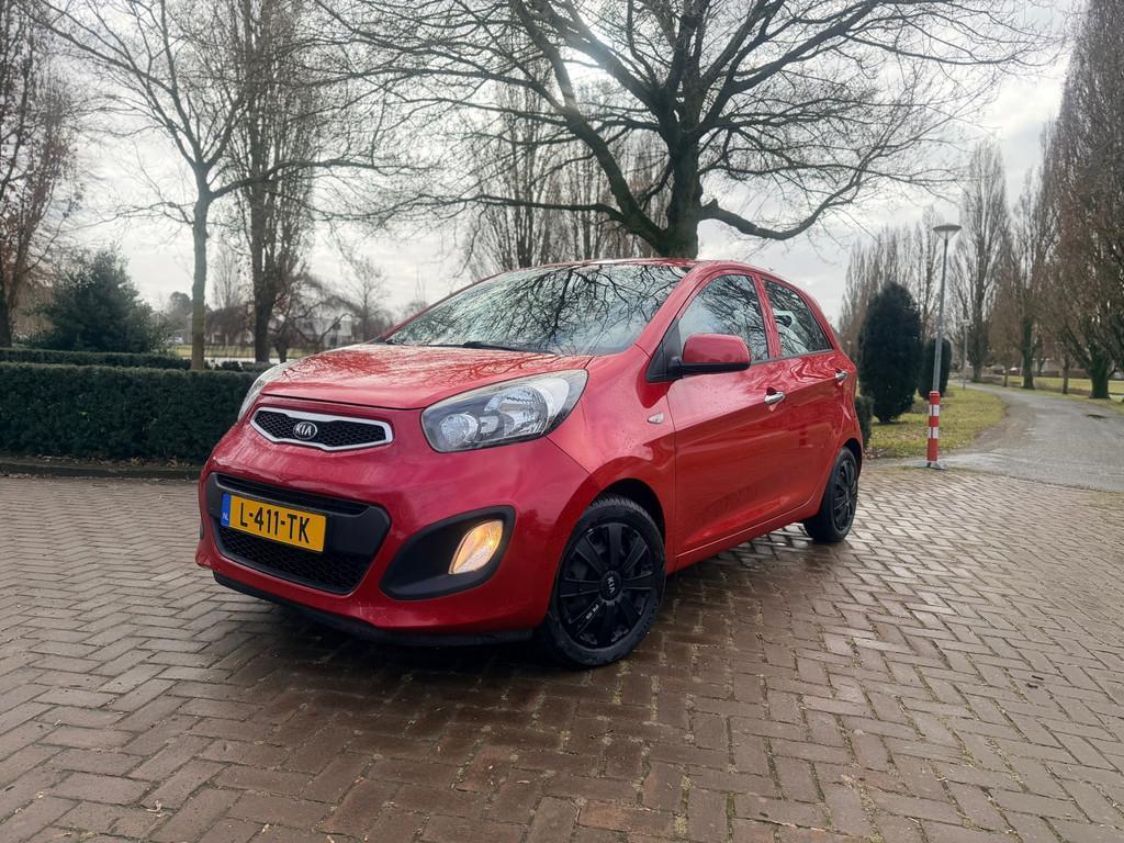 Kia Picanto 1.0 CVVT ISG | Airco | 5deurs | Bluetooth, Auto's, Kia, Voorwielaandrijving, Euro 5, Stof, Gebruikt