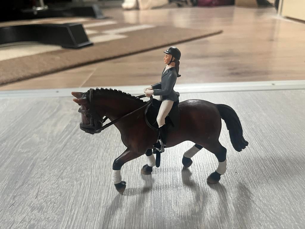 Schleich paarden set met ruiter, Ophalen, Zo goed als nieuw