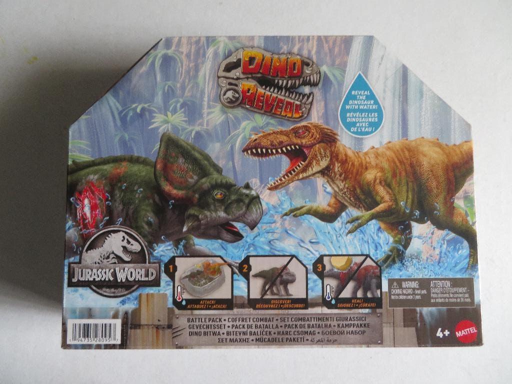 JURASSIC WORLD -- DINO REVEAL --- BATTLE PACK, Ophalen of Verzenden, Nieuw