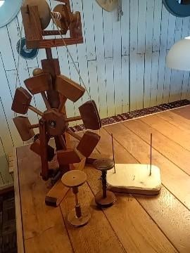 MOSWOLT  spinnewiel, Ophalen, Gebruikt, Spinnewiel