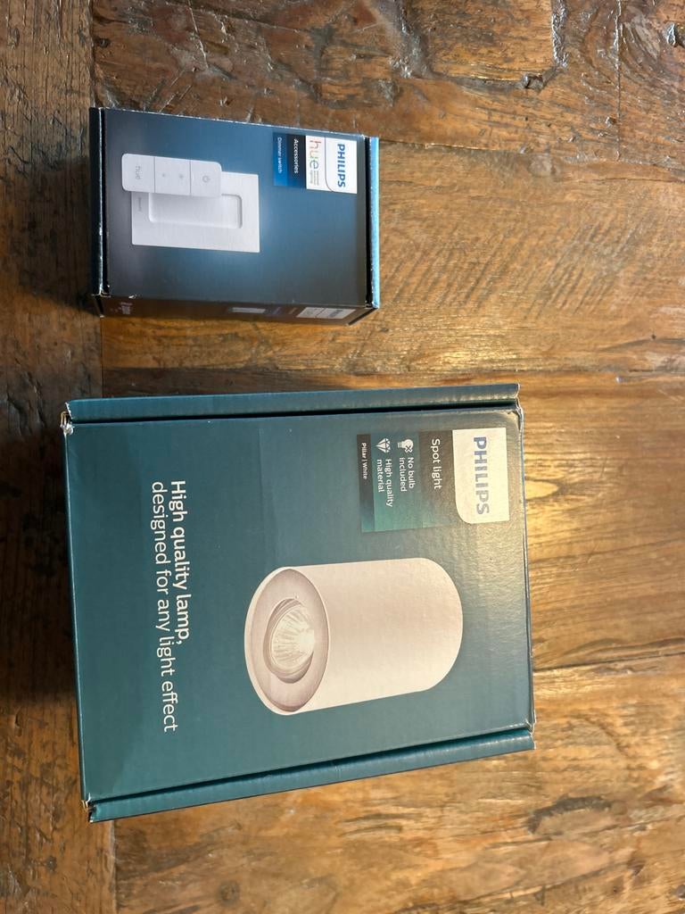 Philips Hue Spot Light en Dimmer Switch - Nieuw, Led-lamp, Minder dan 30 watt, Nieuw, Bipin of Steekvoet