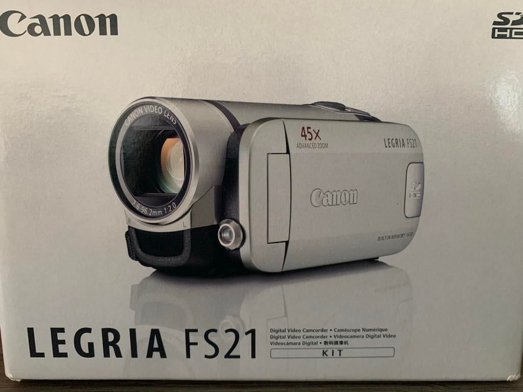 Canon Legria FS21 Digitale Videocamera nieuw, Ophalen, Canon, 20x of meer, Nieuw