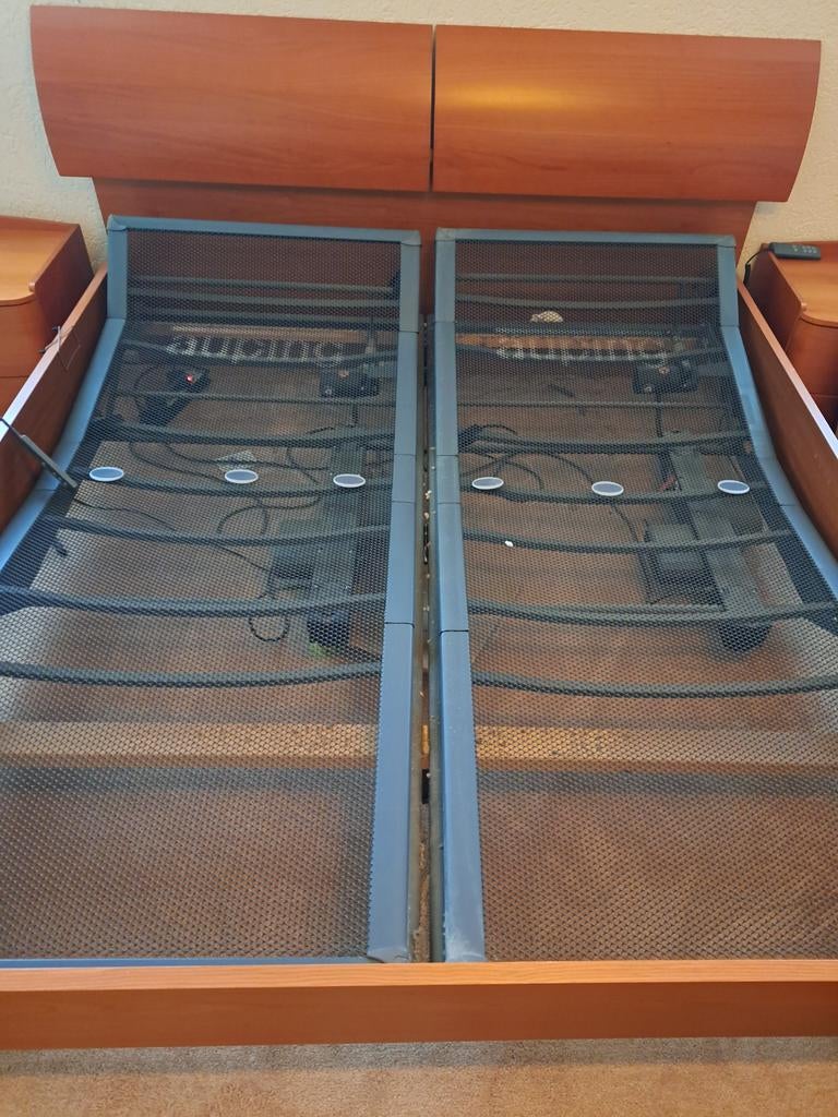 Elektrische bedbodems auping, Ophalen of Verzenden, Gebruikt, Eenpersoons