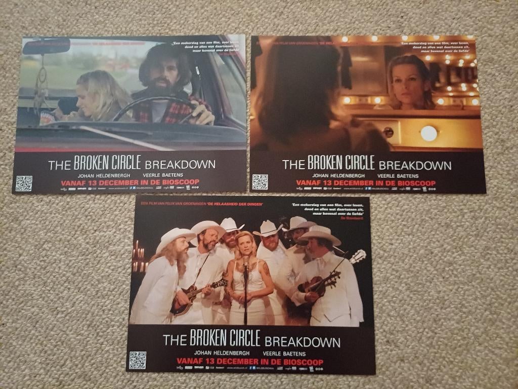 THE   BROKEN   CIRCLE   BREAKDOWN      lobbycard set., Verzenden, Nieuw, A4 of kleiner, Film en Tv