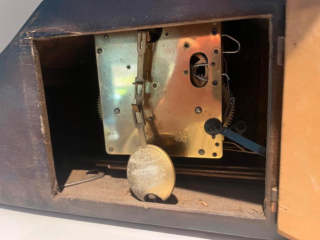 Antieke houten schoorsteenklok - Decoratief en functioneel, Ophalen