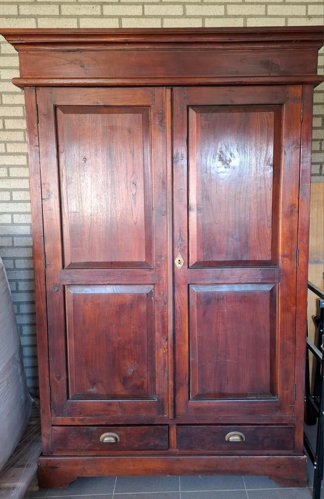 Eetkamer teakhout, Ophalen, Gebruikt, 4 tot 6 stoelen