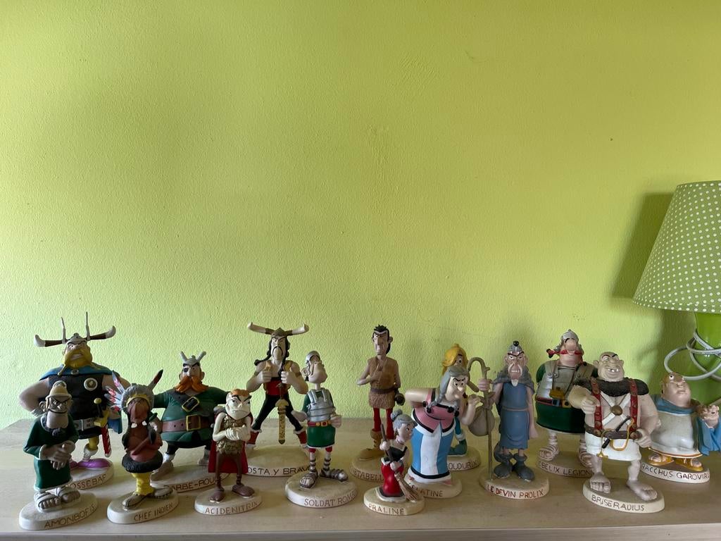 Plastoy Asterix & Obelix beeldjes (15), Ophalen of Verzenden, Gebruikt