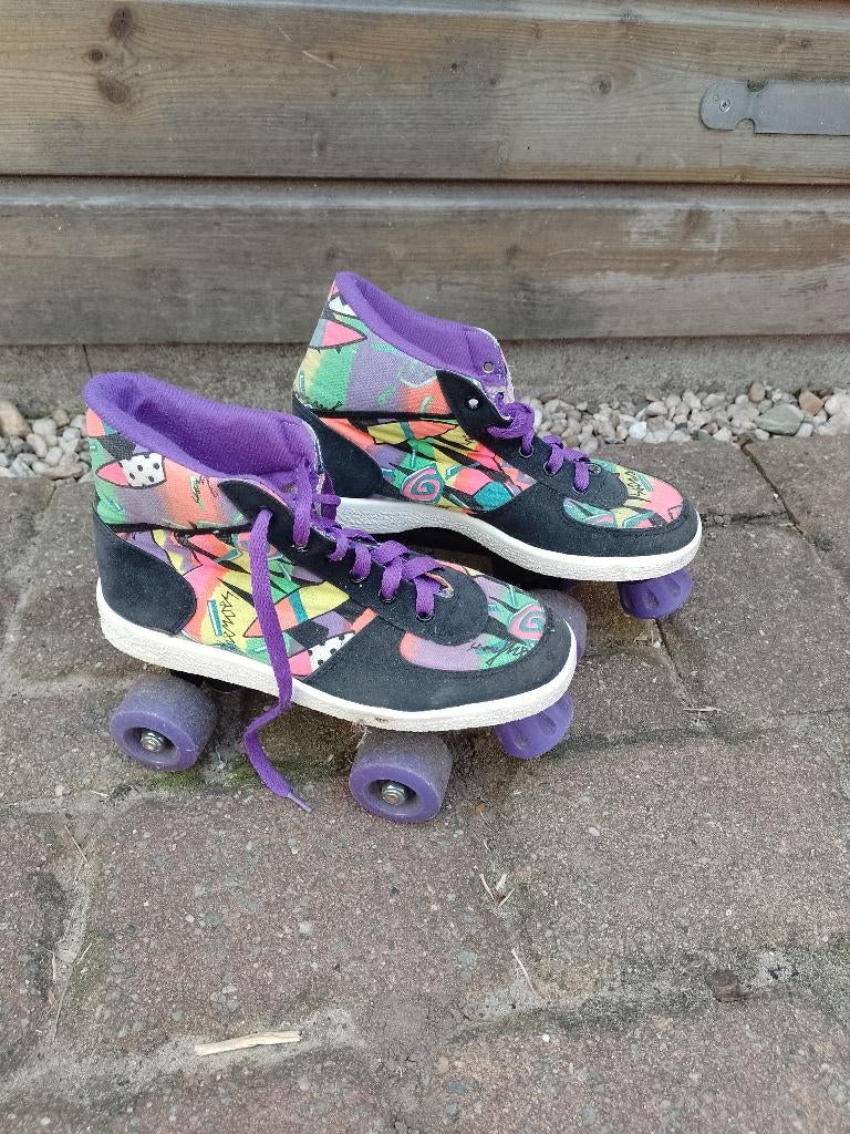 Vintage rolschaatsen, maat 37, Ophalen, Gebruikt, Kinderen