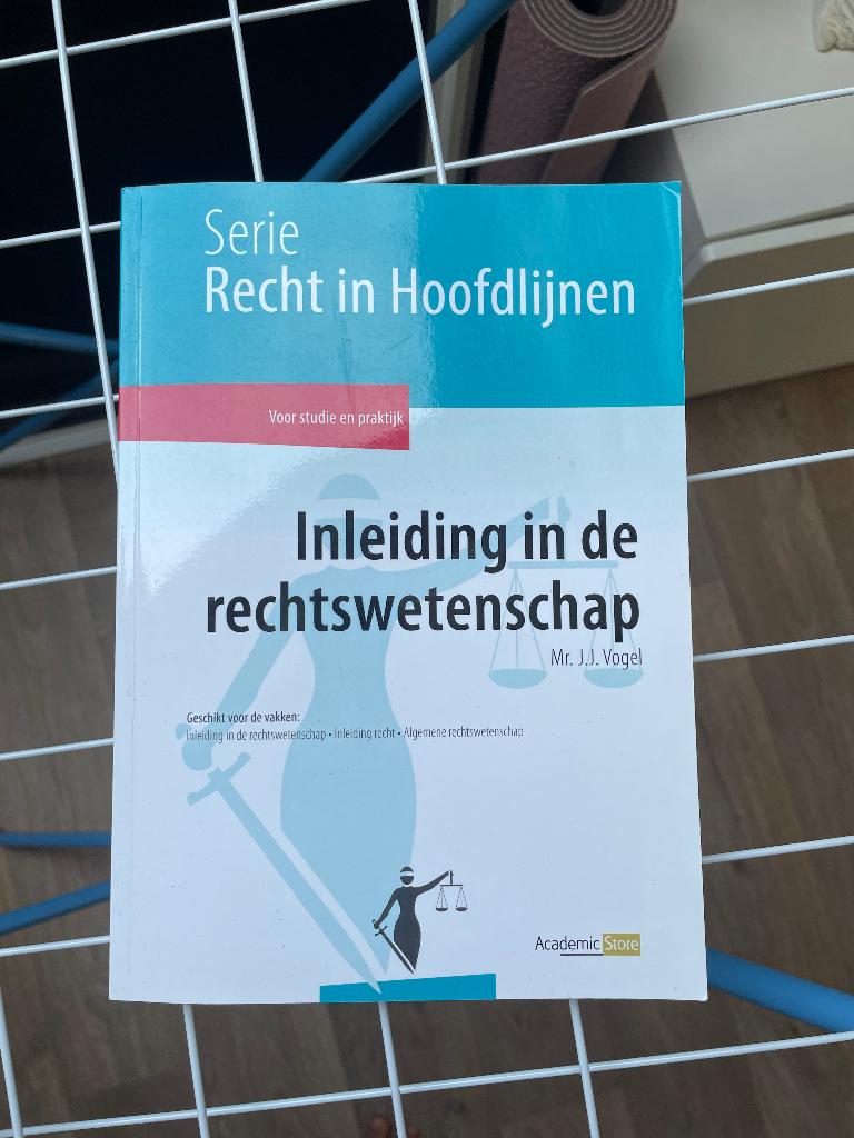 Inleiding in de rechtswetenschap, Boeken, Studieboeken en Cursussen, HBO, J.J. Vogel, Beta, Ophalen