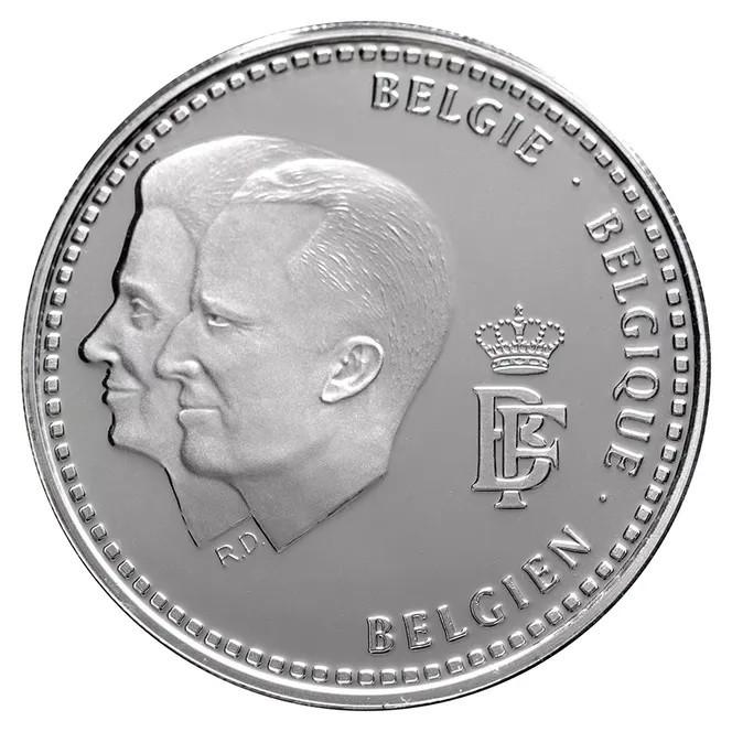 250 Frank 1996 - Koning Boudewijn Stichting Proof, Ophalen of Verzenden, Zilver