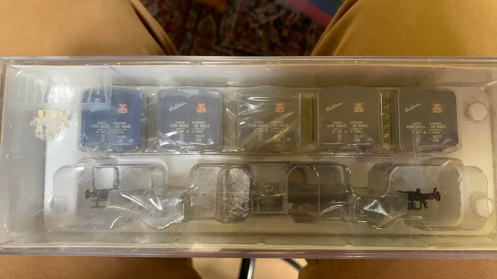 Brawa DB behalterwagen, Overige merken, Gelijkstroom, Ophalen of Verzenden, Nieuw