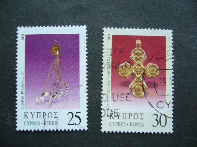 Cyprus  Mi 946 + 947, Ophalen of Verzenden, Overige landen, Gestempeld