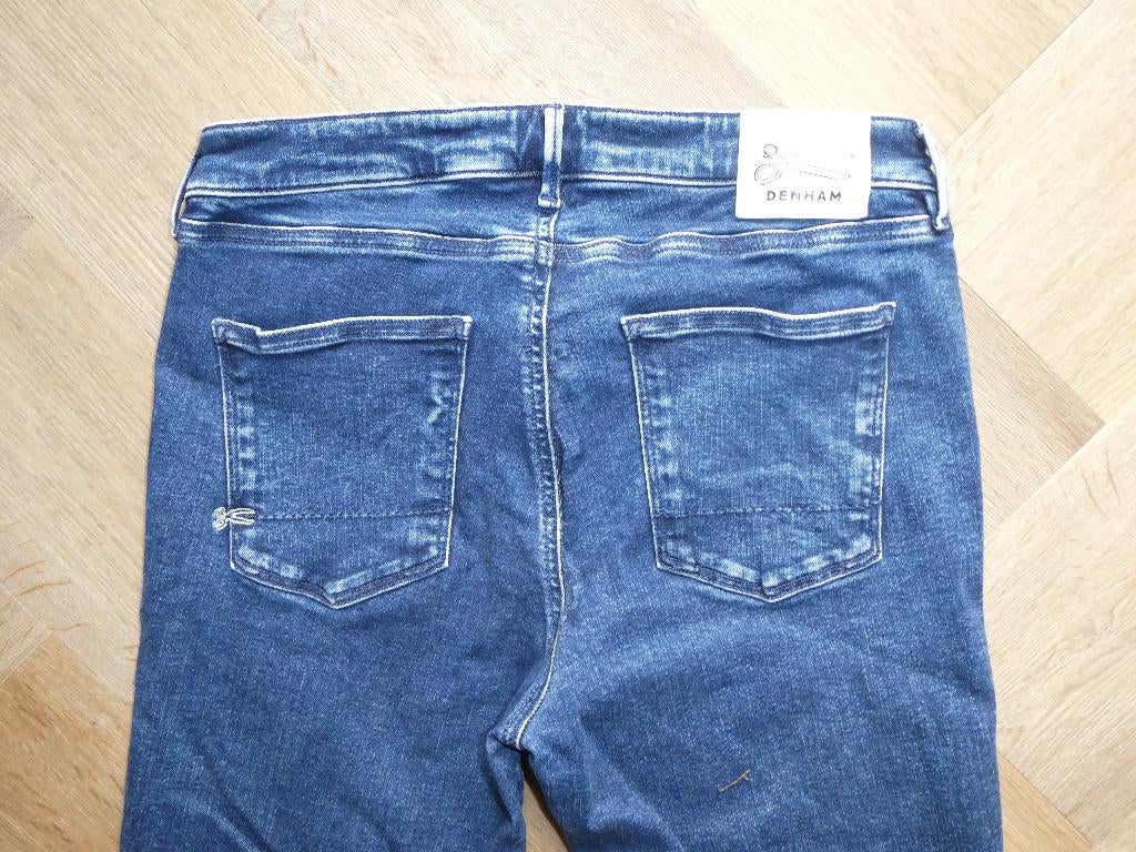Denham Spray Super Tight Fit stretch spijkerbroek maat 30-30, Denham, Zo goed als nieuw, W30 - W32 (confectie 38/40), Verzenden