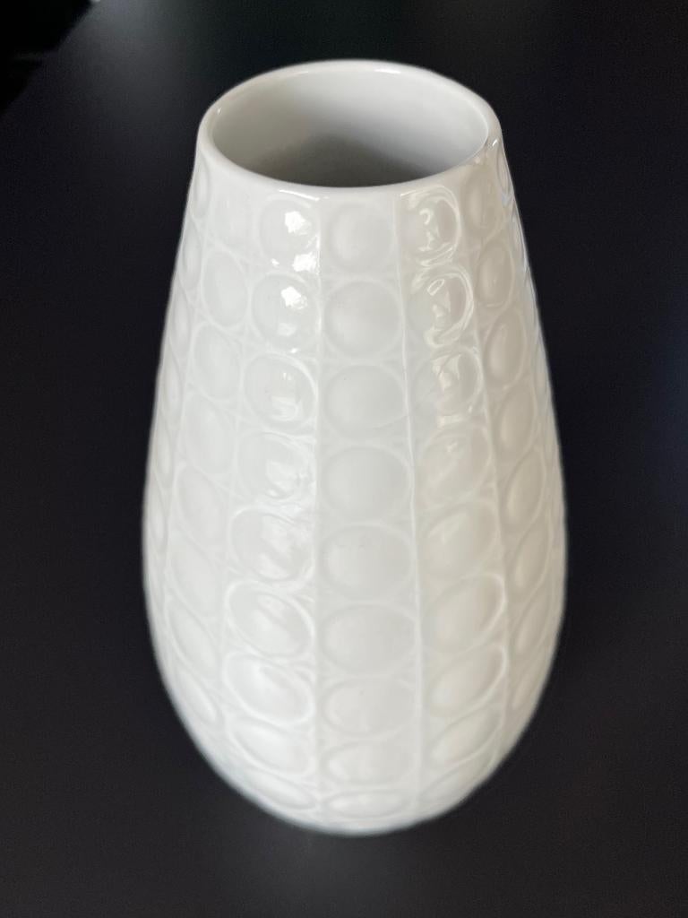 Albeth & Kaiser Bavaria vaas Mid Century Modern, Ophalen, Wit, Aardewerk of Porselein, Zo goed als nieuw