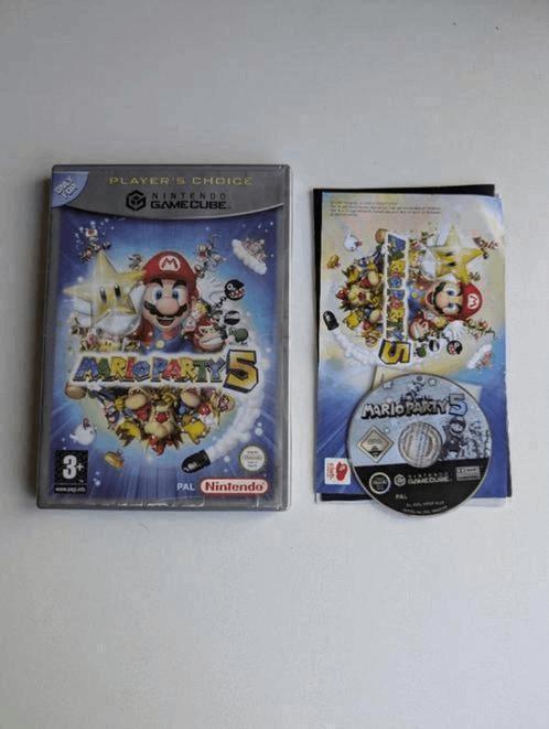 Mario party 5 NGC nintendo gamecube, Spelcomputers en Games, 3 spelers of meer, Ophalen of Verzenden, Zo goed als nieuw, Vanaf 3 jaar