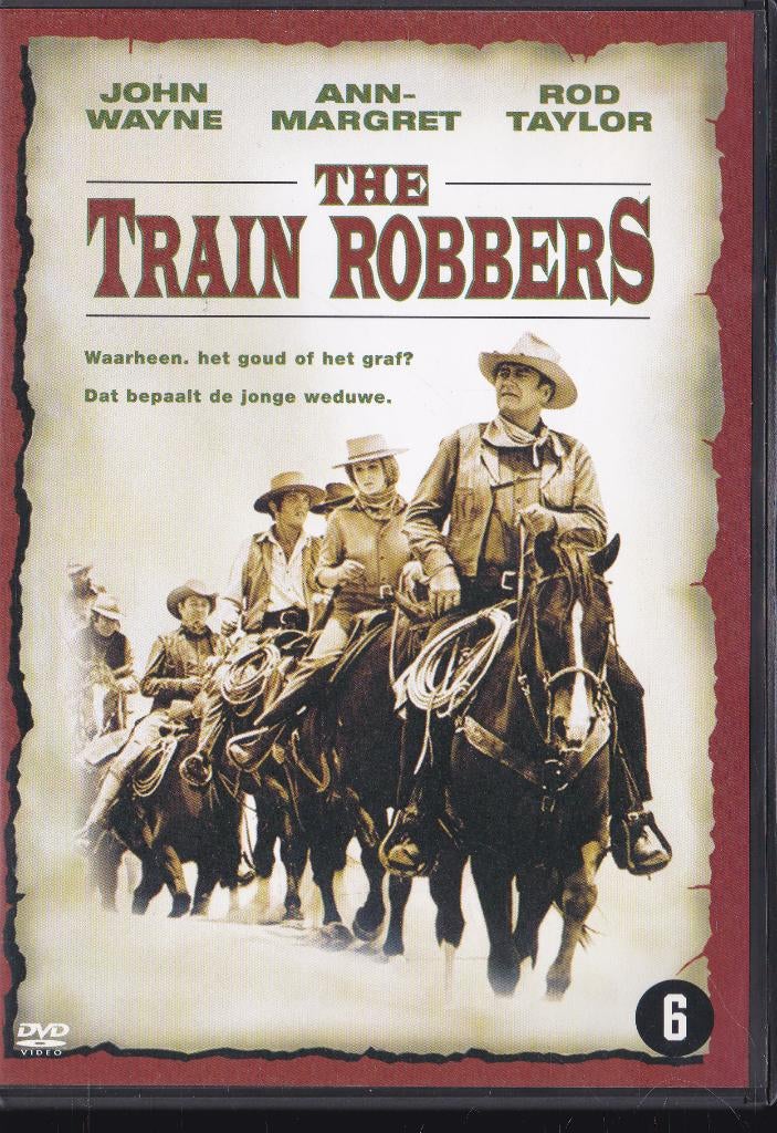 The train robbers ֎ 1973, John Wayne, Ann-Margret, Cd's en Dvd's, Dvd's | Klassiekers, Zo goed als nieuw, Actie en Avontuur, 1960 tot 1980