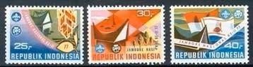 Indonesie 1977 - ZBL875-877 - Scouting, Ophalen of Verzenden, Postfris, Zuidoost-Azië