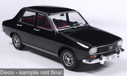 Dacia 1300 1969 Zwart Modelauto 1/24 Whitebox Nieuw, Overige merken, Whitebox, Auto, Nieuw