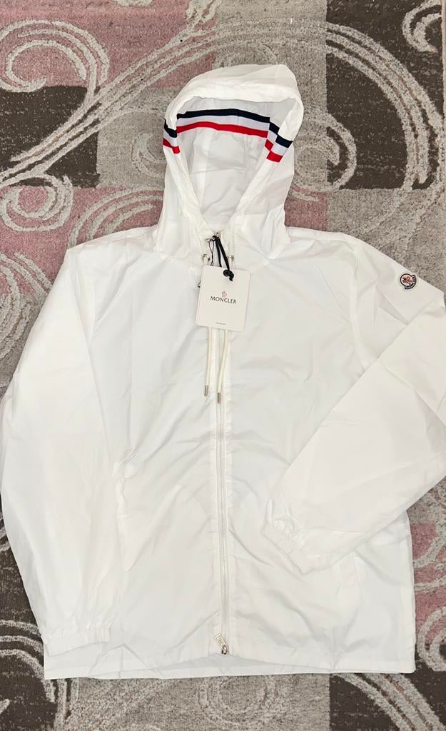 Witte moncler grimpeurs maat l nieuw, Ophalen of Verzenden, Zo goed als nieuw, Maat 52/54 (L), Wit