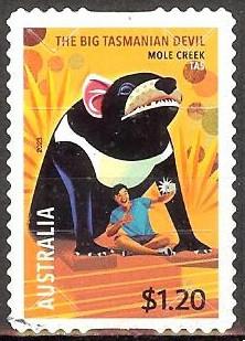 165 Australië 2023 Aussie Big Things s/a, Verzenden, Gestempeld