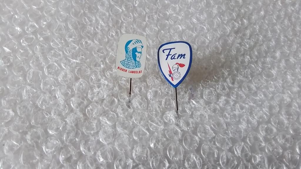 2 verschillende speldjes ridders., Verzamelen, Ophalen of Verzenden, Overige onderwerpen