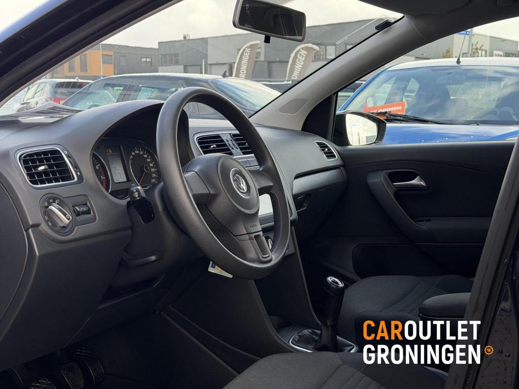 Volkswagen Polo 1.2 TSI | NWE APK | AIRCO | CRUISE | ORI NL, Voorwielaandrijving, Euro 5, Stof, Zwart