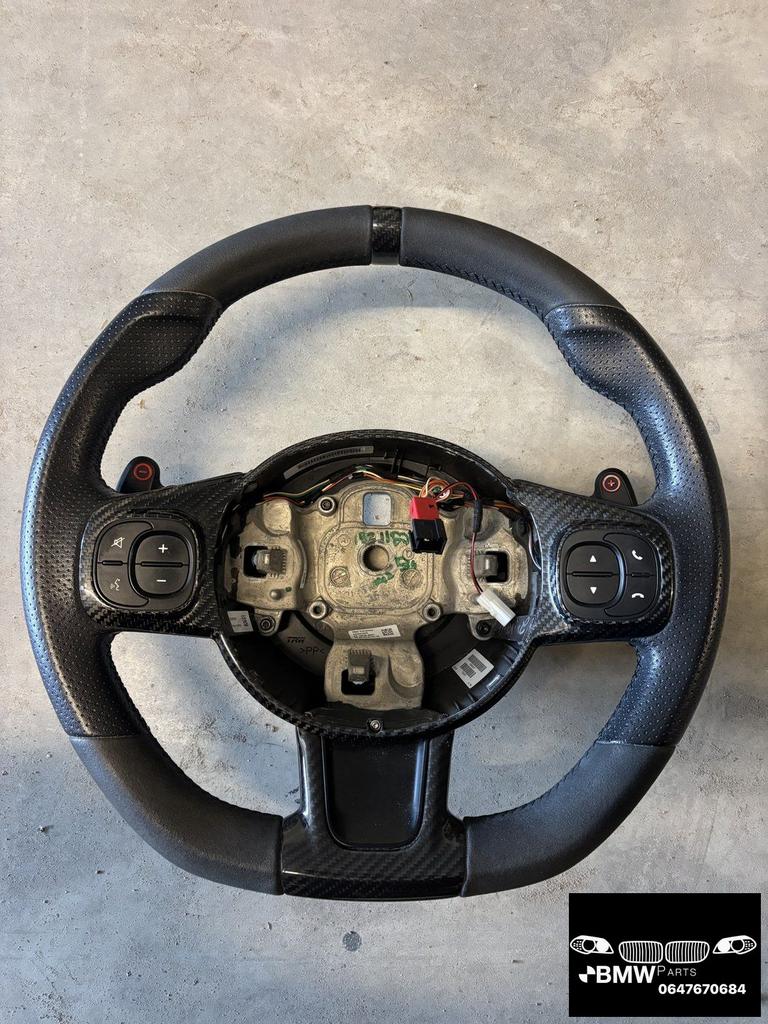 Stuur sport carbon flippers Fiat 500 Abarth 2015 +, Gebruikt, -, Ophalen of Verzenden, Fiat