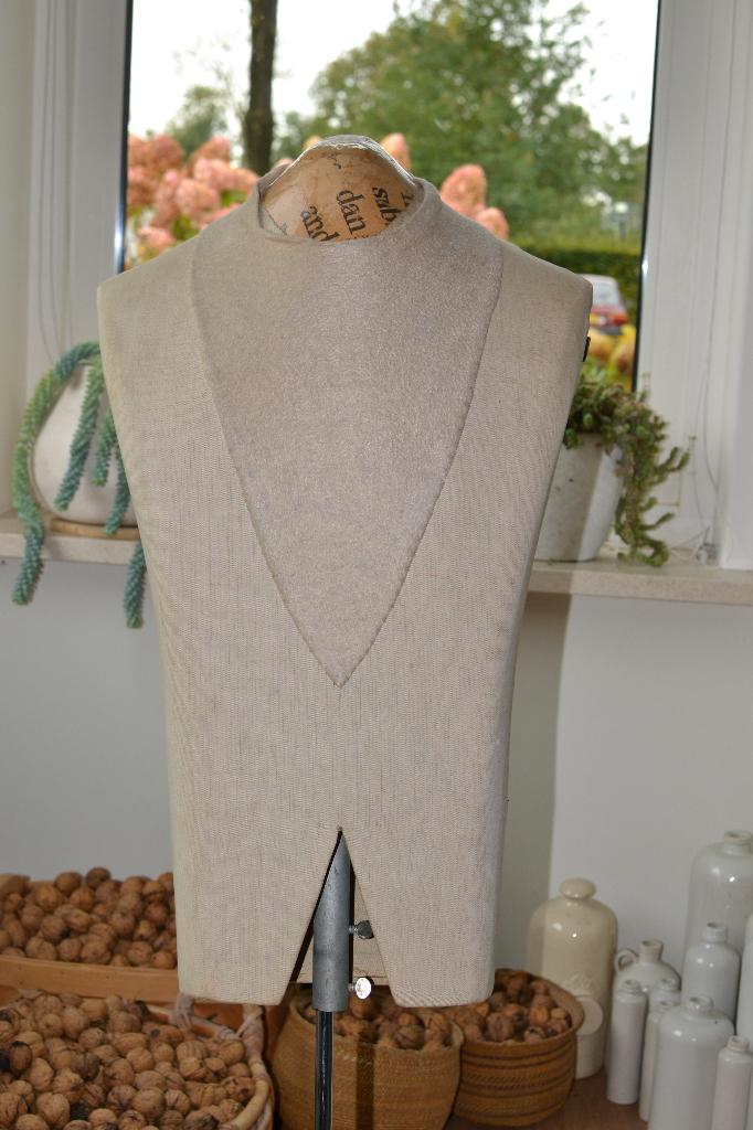 Vintage paspop man heren etalage pop winkel herenbuste, Ophalen
