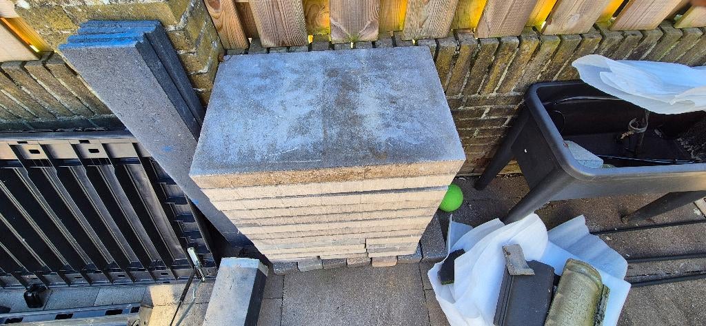 Betontegels, Ophalen, Zo goed als nieuw, Minder dan 5 m², Beton