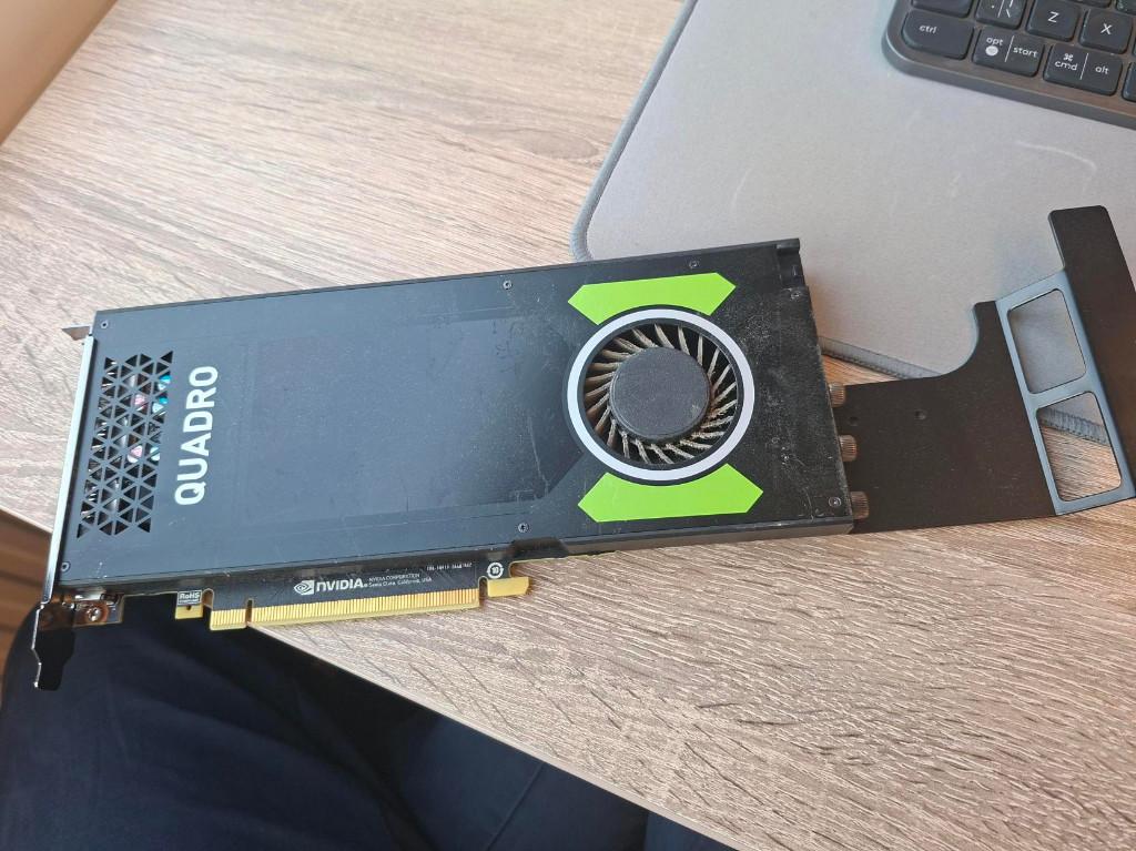 2x NVIDIA Quadro P4000 8GB 1x M4000, PCI-Express 3, Gebruikt, DisplayPort, Ophalen of Verzenden