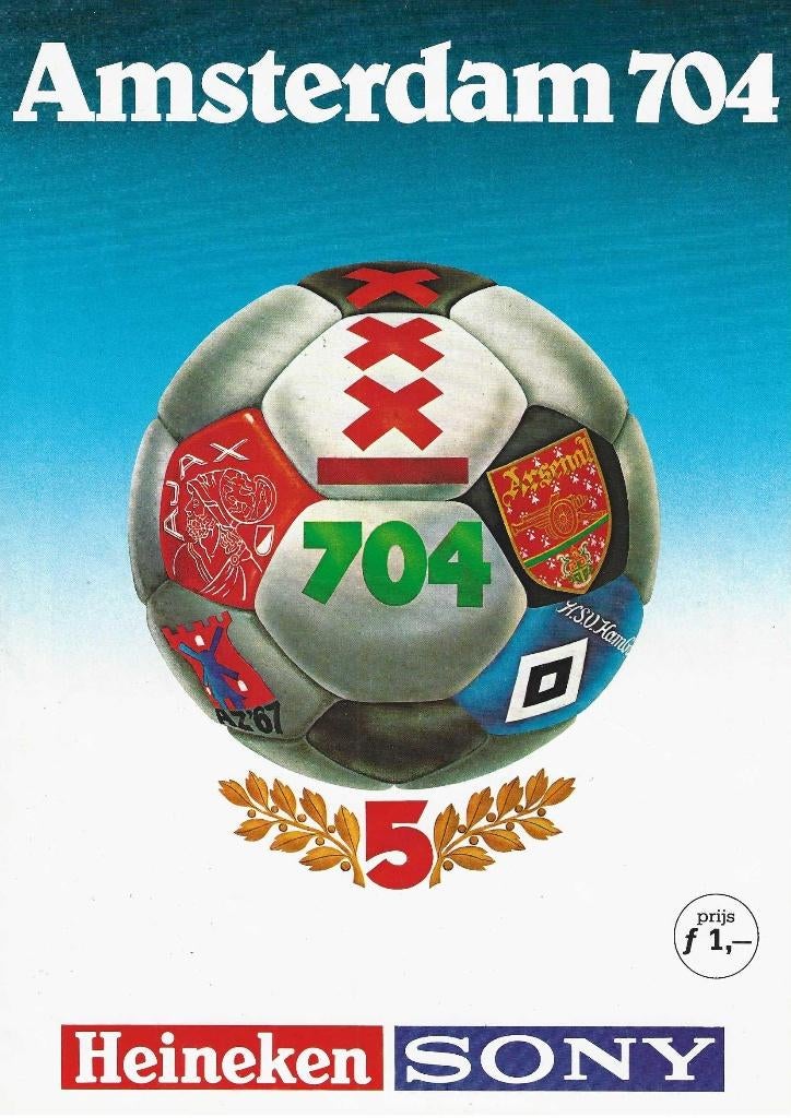 Programmaboekje Amsterdam 704 toernooi 1979, Ophalen of Verzenden, Gebruikt, Ajax, Overige typen