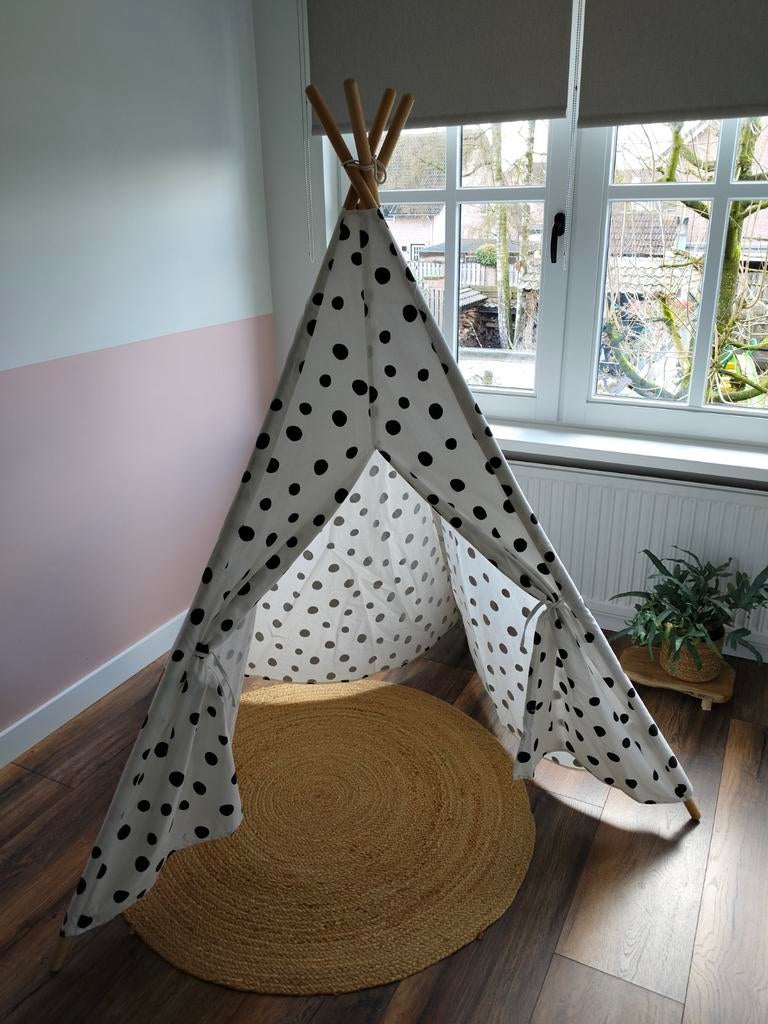 Tipi tent kinderkamer - Zo goed als nieuw - 1.60m hoog, Ophalen, Zo goed als nieuw, Jongen of Meisje