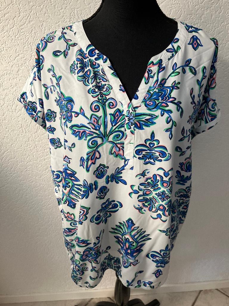 cecil maat XXL oksel tot oksel 72 cm onder elastiek-viscose