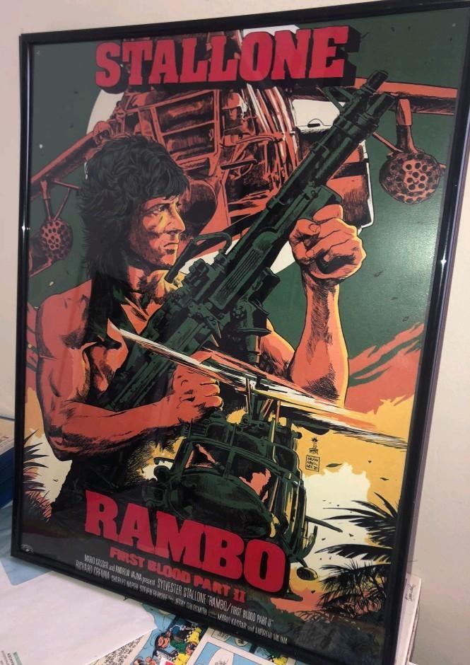 Rambo, Ophalen of Verzenden, Zo goed als nieuw, A1 t/m A3, Film en Tv