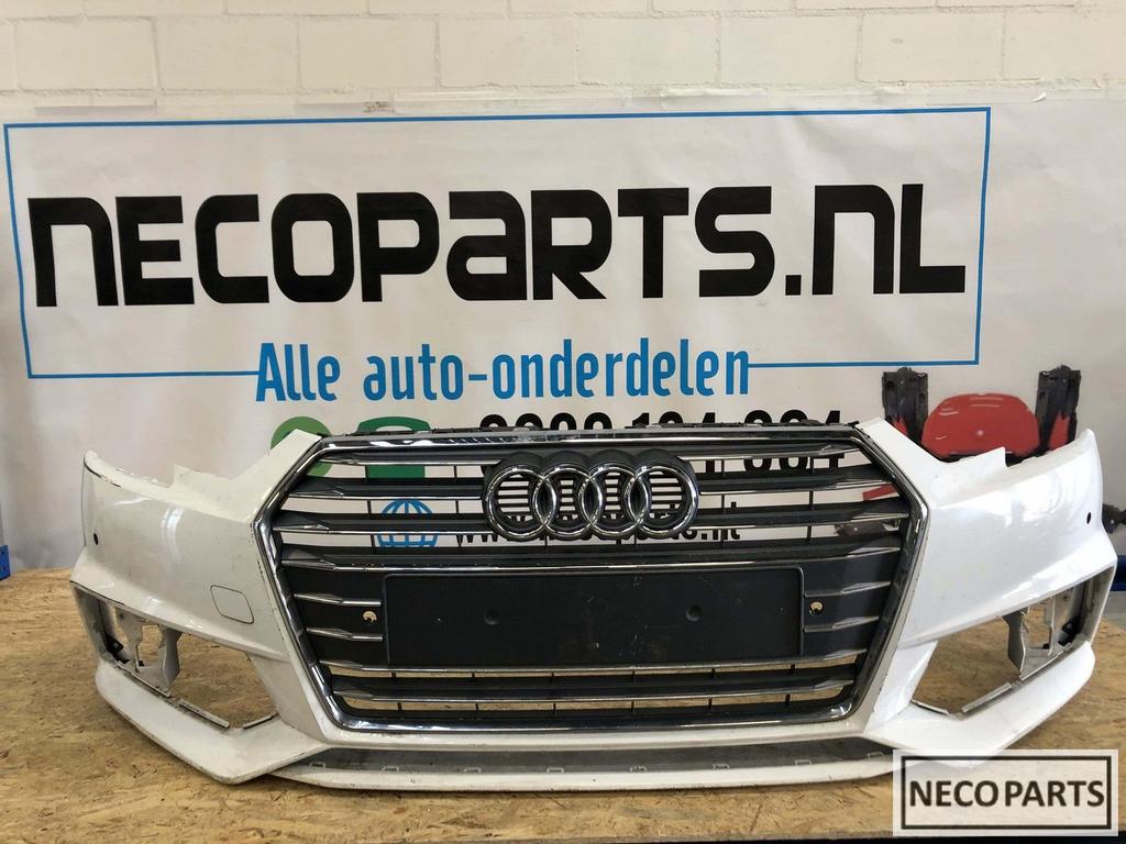 Audi A4 8W B9 s-line S4 voorbumper grill 8W0807437FL, Gebruikt, Voor, Bumper, Audi