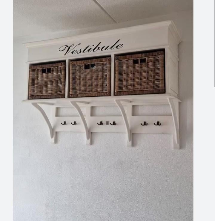 Rivièra Maison vestibule kapstok Riviera Maison, Huis en Inrichting, Woonaccessoires | Kapstokken, Gebruikt, Minder dan 100 cm