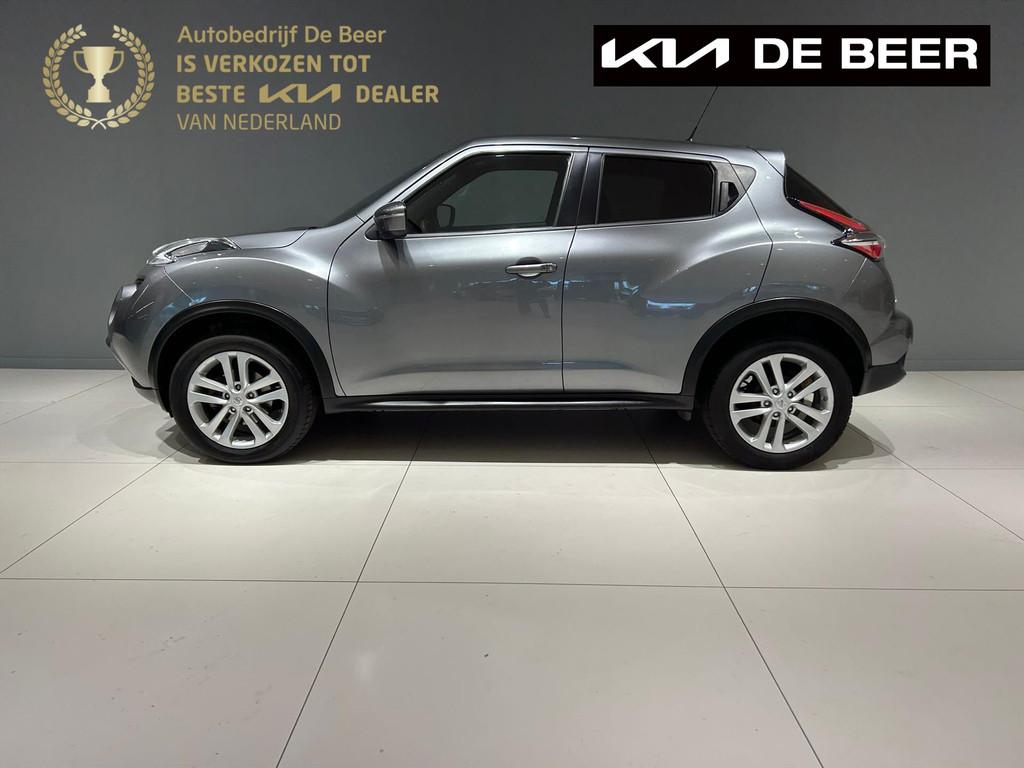 NISSAN Juke 1.6L 117pk CVT 2WD N-Connecta AUTOMAAT, Auto's, Nissan, 12 maanden, Stof, 4 cilinders, 49 €/maand
