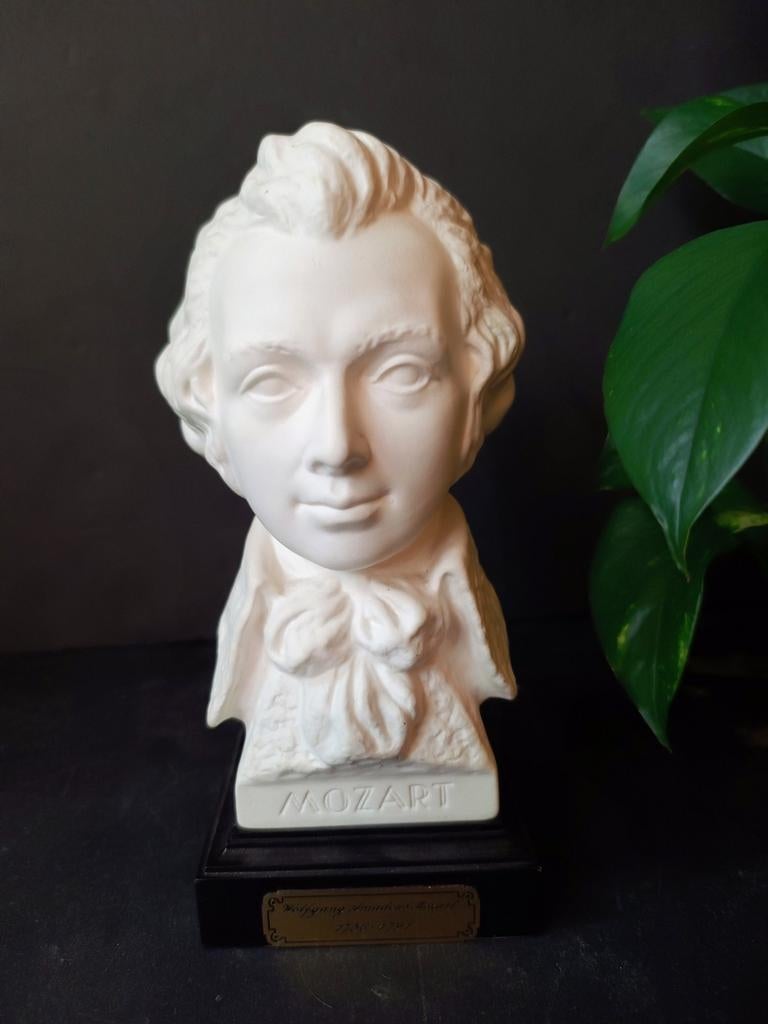 Goebel biscuit porseleinen buste van Mozart, Antiek en Kunst, Ophalen of Verzenden