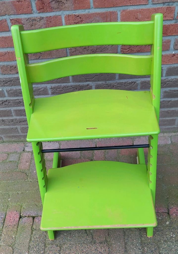 Stokke Tripp Trapp kinderstoel met verlengde glijders, Ophalen