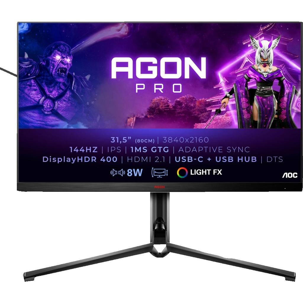 AOC AG324UX 32 inch UHD 4K Gaming Monitor 144 Hz IPS, Computers en Software, Monitoren, Gebruikt, 101 t/m 150 Hz, DisplayPort